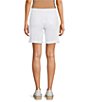 Color:White - Image 2 - Perfect Fit Rolled Cuff Twill Shorts