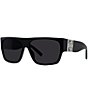 Color:Black - Image 1 - Unisex 4G 61mm Rectangle Sunglasses