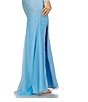 Color:Blue - Image 4 - Glamour By Terani Couture Off-The-Shoulder Glitter Ombre Side Slit Gown