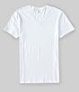 Color:White - Image 2 - Gold Label Roundtree & Yorke Supima Cotton V-Neck T-Shirts 3-Pack