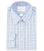 Color:Green/Blue Multi - Image 1 - Gold Label Roundtree & Yorke Full Fit Non-Iron Point Collar Checked Dress Shirt