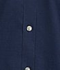 Color:Blue - Image 4 - Gold Label Roundtree & Yorke Non-Iron Short Sleeve Solid Dobby Sport Shirt