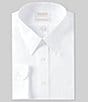 Color:White - Image 1 - Gold Label Roundtree & Yorke Slim Fit Non-Iron Point Collar Solid Dress Shirt