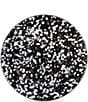 Color:Black - Image 2 - Enamelware Black Swirl Charger Plates, Set of 2