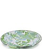 Color:Green - Image 2 - Enamelware Marbled Modern Monet Medium Tray