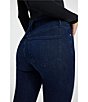 Color:Blue224 - Image 4 - Good Leg High Rise Stretch Denim Flare Jeans