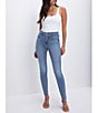 Color:Blue655 - Image 6 - Good Legs High Rise Skinny Jeans