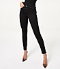 Color:Black001 - Image 1 - Good Legs High Waisted Stretch Denim Skinny Jeans