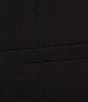 Color:Black001 - Image 3 - Plus Size Luxe Suiting Notch Lapel Sleeveless Mini Blazer Dress
