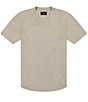 Color:Timber - Image 2 - Tri-Blend Scallop Short-Sleeve V-Neck T-Shirt