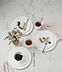 Color:White - Image 3 - Manor Bone China 12-Piece Dinnerware Set