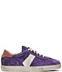 Color:Purple Multi - Image 1 - Charlie Distressed Suede Retro Sneakers