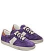 Color:Purple Multi - Image 2 - Charlie Distressed Suede Retro Sneakers