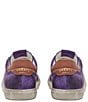 Color:Purple Multi - Image 3 - Charlie Distressed Suede Retro Sneakers