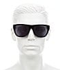 Color:Black - Image 2 - Men's Gg0926s Square 57mm Sunglasses