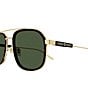 Color:Gold - Image 3 - Men's GG1310S 56mm Navigator Sunglasses