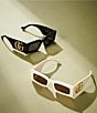Color:Black - Image 4 - Women's GG1425S Generation 53mm Rectangle Sunglasses