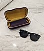 Color:Black - Image 3 - Women's Square 56mm Sunglasses