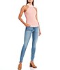 Color:Zicron Blue - Image 3 - 1981 High Rise Skinny Jeans