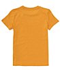 Color:Open Orange - Image 2 - Big Boys 8-18 Short Sleeve Triple Guess Logo T-Shirt