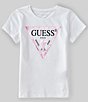 Color:White - Image 1 - Big Girls 7-16 Short Sleeve Core T-Shirt