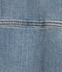 Color:Aria Wash - Image 4 - Long Sleeve Denim Trucker Jacket