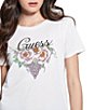 Color:Pure White - Image 4 - Grapevine Logo Easy Graphic T-Shirt