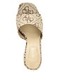 Color:Medium Brown - Image 4 - Jadah3 Logo Platform Slide Sandals