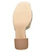 Color:Medium Brown - Image 5 - Jadah3 Logo Platform Slide Sandals