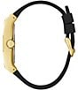Color:Black - Image 2 - Men's Black And Gold-Tone Square Multifunction Watch