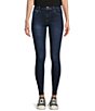 Color:Cumberland - Image 1 - Curve Mid Rise Skinny Jeans