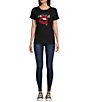 Color:Cumberland - Image 3 - Curve Mid Rise Skinny Jeans