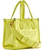 Color:Chartreus - Image 4 - Silvana 2 Compartment Mini Tote Bag