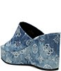 Color:Denim Blue - Image 3 - Yenise4 Denim Platform Wedge Sandals