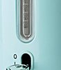 Color:Turquoise - Image 3 - Heritage 1.7 Liter (7 Cup) Cordless Stainless Steel Electric Kettle with Auto Shut-Off and Boil-Dry Protection