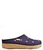 Color:Lavender - Image 2 - Cuoricini Heart Embroidered Wool Felt Clogs
