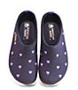 Color:Lavender - Image 5 - Cuoricini Heart Embroidered Wool Felt Clogs