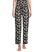 Color:Floral Camo - Image 1 - Half Moon by Modern Movement Floral Camo Jersey Knit Drawstring Tie Coordinating Lounge Pants
