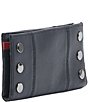 Color:Black/Gunmetal - Image 2 - Gunmetal Hardware 110 North Checkbook Wallet