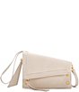 Color:Chateau Cream/Brushed Gold - Image 1 - Curtis Brushed Gold Clutch Crossbody Bag