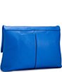 Color:Avenue Blue/Brushed Gold - Image 2 - Green Zipper VIP Large Crossbody Bag