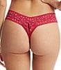Color:Berry Sangria - Image 2 - Cross Dyed Leopard Low Rise Thong