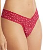 Color:Berry Sangria - Image 3 - Cross Dyed Leopard Low Rise Thong