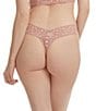 Color:Desert Rose/White - Image 2 - Cross Dyed Leopard Low Rise Thong
