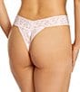 Color:Bliss Pink - Image 2 - Signature Stretch Lace Original Rise Thong