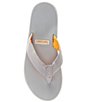 Color:Light Gray - Image 5 - Men's Dunes Flip Flop Sandals