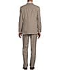 Color:Tan - Image 2 - Chicago Classic Fit Flat Front Plaid 2-Piece Suit