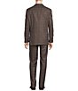 Color:Brown - Image 2 - Chicago Classic Fit Flat Front Plaid Pattern 2-Piece Suit