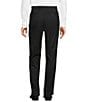Color:Charcoal Grey - Image 2 - Chicago Classic Fit Flat Front Solid Dress Pants