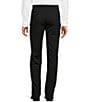 Color:Black - Image 2 - Chicago Classic Fit Flat Front Solid Dress Pants